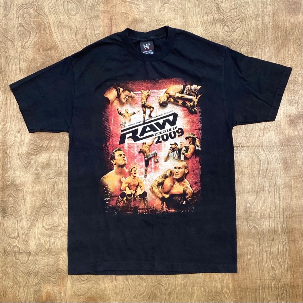 Vintage Y2k 2009 WWE Best of Raw Cena Orton Tee